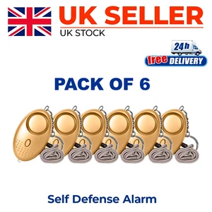 Safety Security Panic Alarm Police Approved Loud 140db Alarm Rape Attack Keyring - Picture 1 of 10