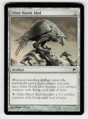 Scars of Mirrodin #156 Glint Hawk Idol - Image 1 of 2