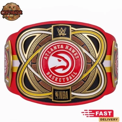 Atlanta Hawks Legacy Heavyweight Wrestling Championship Replica Belt 2mm Brass - Image 1 of 4