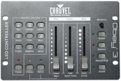 Chauvet DJ Obey 3 Universal Dmx 512 Controller With 3 Channels - Image 1 of 4
