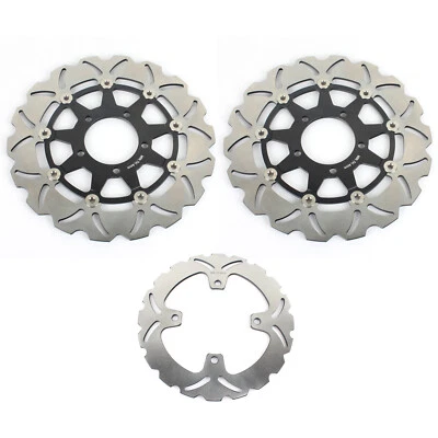 Front Rear Brake Rotors For Kawasaki Ninja ZX14R ZX1400 2006-22 Z1000 2014 2015 - Image 1 of 4
