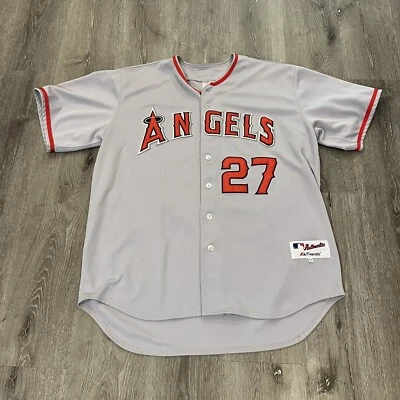 Camiseta Vladimir Guerrero Anaheim Angels MLB Majestic Cosida Talla Hombre’s 54 Foto 1 de 4