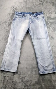 TK Axel Jeans Mens Fits 38Wx29L Treadwell Relaxed Straight 100% Cotton  - Picture 1 of 14