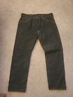 Levis 501 Shrink To Fit  Button Fly Jeans Straight Leg Color Black Rigid 0226