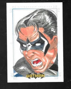 Batman Archives 2008 Color Sketch Art card Nightwing by Jack Jadson - Picture 1 of 2