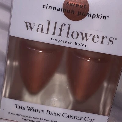 Wallflowers Sweet Cinnamon Pumpkin Fragrance Bulbs White Barn Candle Company/1c - Image 1 of 4