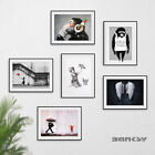 Banksy Gallery Wall Set of 6 Art Prints Pictures Artwork Posters Angel Monkey DJ