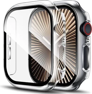 For Apple Watch Series 11 42mm 46mm Case Cover Tempered Glass Screen Protector - Picture 1 of 27