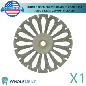Ortho Dental Coarse Double Sided Diamond Coated Disc IPR Separator Ø22mm, 0.29 - Picture 1 of 4