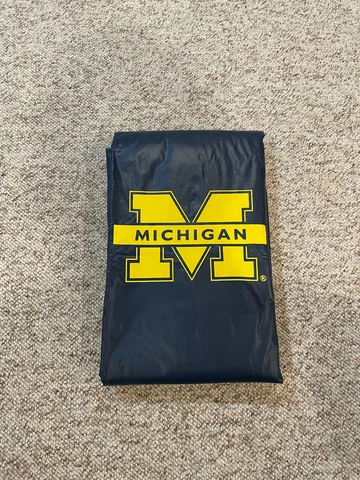 Vintage University of Michigan College Blanket 68"x52" Cover