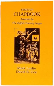 SIGNED!! Eeriecon Chapbook 14: Stories by Mark Leslie & David B. Coe; + artwork - Picture 1 of 5