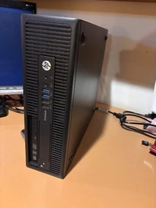 HP EliteDesk 705 G1 SFF AMD A6 PRO-7400B R5 3.5GHz 8Gb 180Gb SSD New Keyboard - Picture 1 of 6