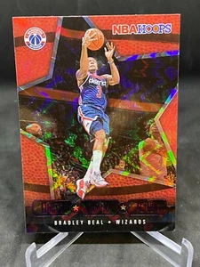 BRADLEY BEAL 2020-21 NBA Hoops Lights Camera Action Purple Explosion #5 Wizards - Picture 1 of 2