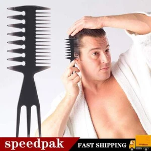 2 PCS Slicked-Back Professional Styling Comb Anti-Static Hair For Men B1X0 V8K9 - Picture 1 of 15