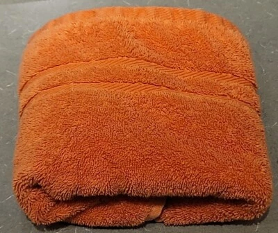 Toalla de mano Land's End Home vintage naranja 14" x 27" Foto 1 de 4