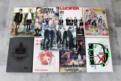 SET x9 SHINee Japan Korea CD FIVE Replay Toheart KEY DxDxD DDD NO PHOTOCARD - Imagem 1 de 4