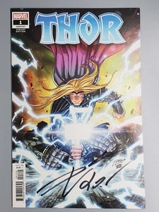 THOR #1 2020 Variant Edition Ron Lim cover signed by Donny Cates w/COA - Picture 1 of 9