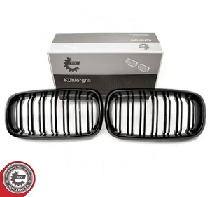 2x Rejilla frontal izquierda y derecha negro brillo BMW X5 F15 2013-2018 - Imagen 1 de 10
