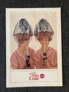 1965 Coca-Cola Retro Print Ad Women under Hair Dryers - Picture 1 of 1
