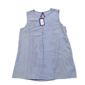 NWT! Seraphine Maternity Margot Semi-Sheer Sleeveless Nursing Blouse Size 6 - Picture 1 of 5