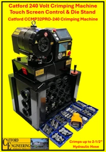240 Volt, 12 Volt & Manual Hand Pump Hydraulic Crimping Machines - Picture 1 of 12