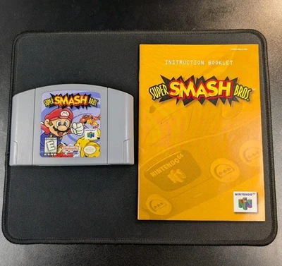 Super Smash Bros. (N64, 1999) Game & Manual | Authentic - Image 1 of 4