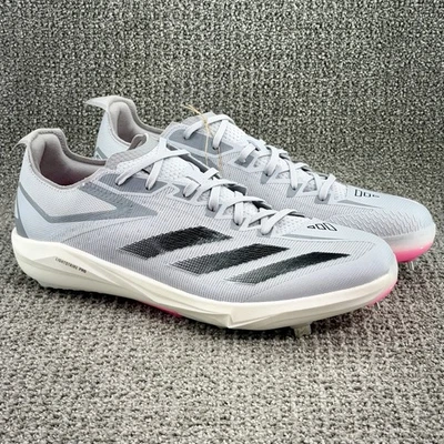 Botines de béisbol Adidas Adizero Electric+ BSB grises negros ID0941 para hombre talla 13 Foto 1 de 4