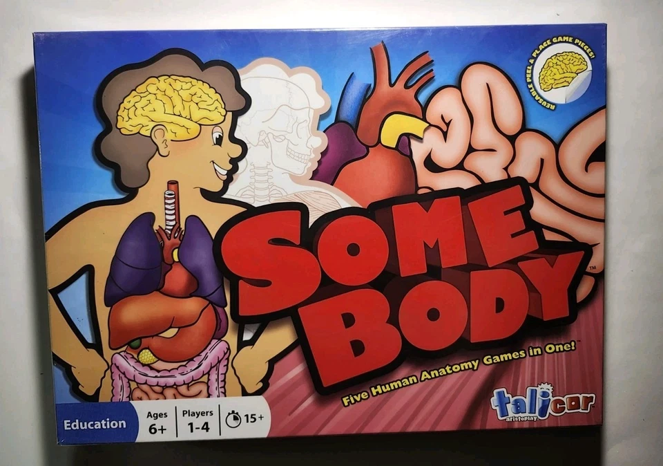 Some Body Board Game SEALED NEW Five Human Anatomy Game 1-4 Players Ages: 6+  - Image 1 of 4