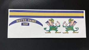 Notre Dame Fighting Irish "Fighting Leprechaun" Mini Football Helmet Decal Set - Picture 1 of 1