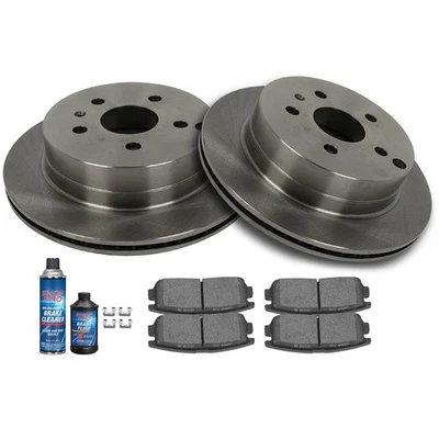 For 2010 2011 - 2017 CHEVROLET EQUINOX Rear Ceramic Brake Pads And Rotors Discs - Изображение 1 из 4