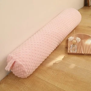 Long Body Pillow Pink Large Bolster Pillows for Adults with Zipper Long Round... - Foto 1 di 9