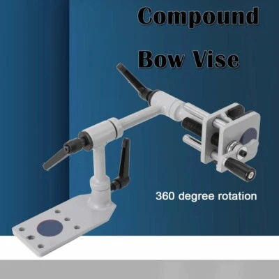 Universal 360° Compound Bow Vise 10-60mm Adjustable Bow Level Universal Tool - Image 1 of 4