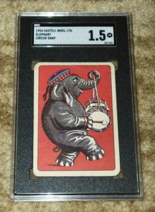 Elephant SGC 1.5 Castle Brothers LTD 1954 Circus Snap Blue Back - Picture 1 of 2