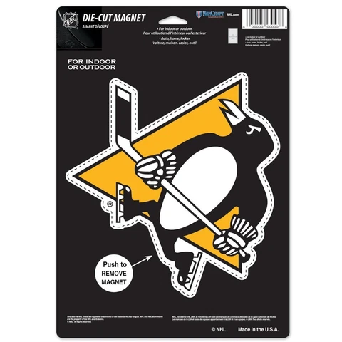 PITTSBURGH PENGUINS LOGO DIE CUT MAGNET BRAND NEW WINCRAFT 🏒 Cover