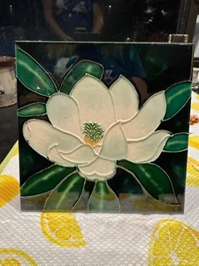 White lily flower 6"x 6" picture glossy w/ dimention - Picture 1 of 11
