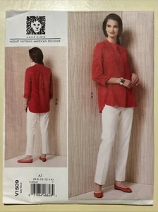 Vogue V1509 Schnittmuster KLEIN gebänderte Tunika & spitz zulaufende Hose Gr. 6-14 - Bild 1 von 2
