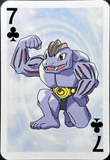 MACHOKE SEVEN 7 of CLUBS 1999 Mini Deck Playing Cards Pokemon 2.5x1.75in NM/MINT
