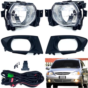 Bumper Fog Light Kit For Kia Rio RS 2002 2003 2004 2005 2006 w/Wiring Switch - Picture 1 of 15