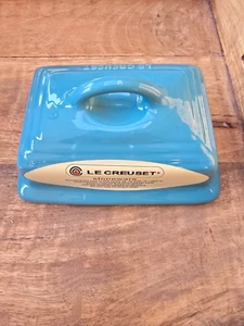 Le Creuset Butter Dish with Lid - Teal (NEW) - Picture 1 of 3