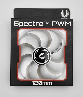 Ventilador de caja blanco PWM 12v 120 X120x25mm Spectre BFF-SCF-P12025WW-RP BitFenix Foto 1 de 4