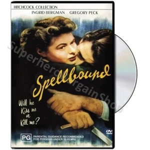 Spellbound (DVD, 1945) PAL Region 4 (Ingrid Bergman, Gregory Peck) NEW / SEALED - Picture 1 of 5