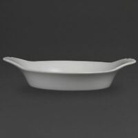 Pack of 12 Churchill White Souffle Dishes 100mm Porcelain