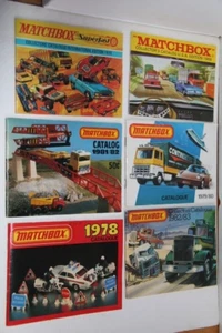 Catalogues Matchbox 1969, 1970, 1978, 1979-80, 1981-82, 1982-83 Tout Original - Photo 1 sur 2