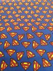 Superman Logo Comics Fabric 100 Craft Cotton For Quilting And Much More