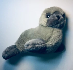 Vtg Mary Meyer Plush Seal Pup Clean* Gray Baby Stuffed Toy Excellent Condition - Picture 1 of 9
