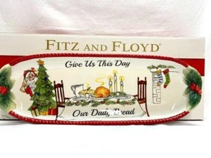 FITZ and FLOYD Night Before Christmas Bread Tray 49-443 NIB - Picture 1 of 1