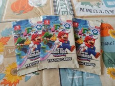 3 Collectable Super Mario Bros Wonder Trading Card Packs Brand New (No Game)