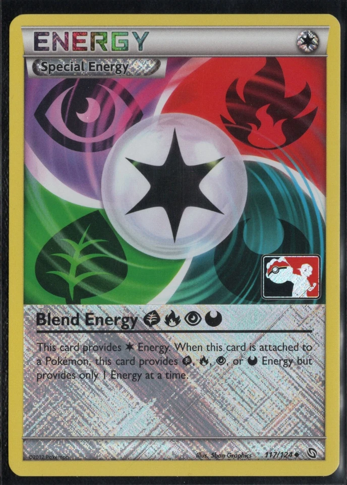 Pokemon Blend Energy 117/124 Player Rewards 2012-2013 League Promo Holofoil NM!! - Image 1 of 2
