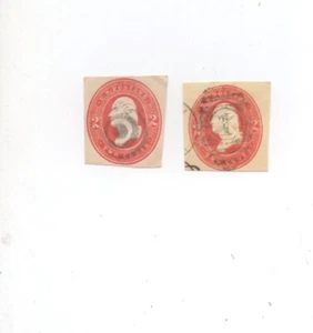 United States used cut square U231 U232 - Picture 1 of 2
