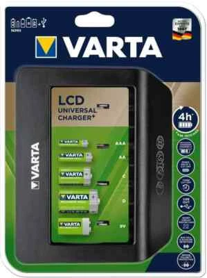 Varta LCD Universal Charger + Akku 57688 für AA / AAA / Baby C / Mono D / 9V - Bild 1 von 2